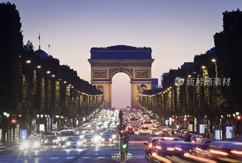 凯旋门， 巴黎